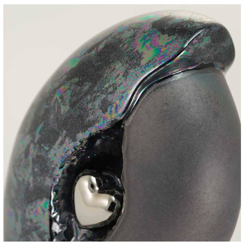 Kindred Heart Black Cremation Urn - Large