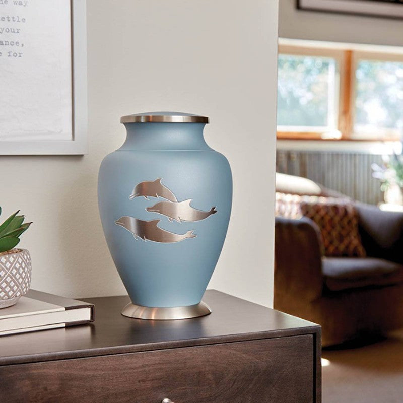 Aria Dolphin Cremation Urn - Large