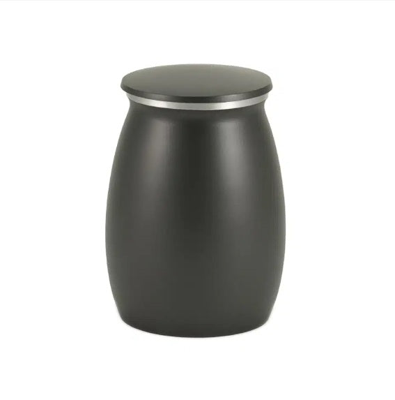Satin Pet Cremation Urn – Slate – 85 cubic inches