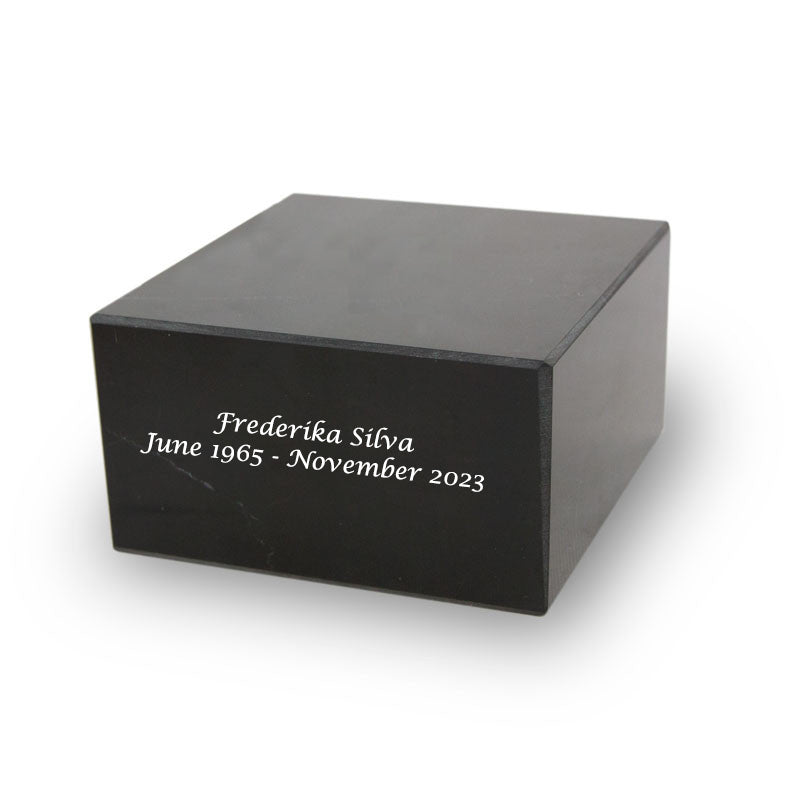 Small Genuine Marble Base with Engraving