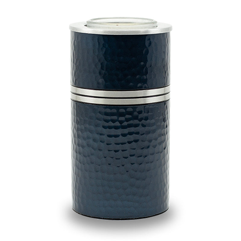 Blue Legacy Metallics Candle Keepsake Urn