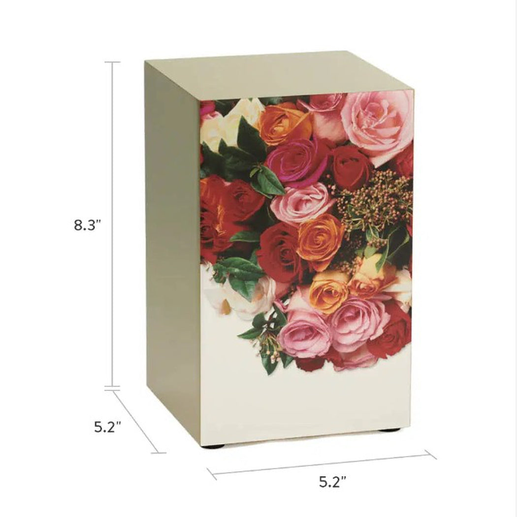 Harmonious Rose Cremation Urn, Bronze - 200 cubic inches