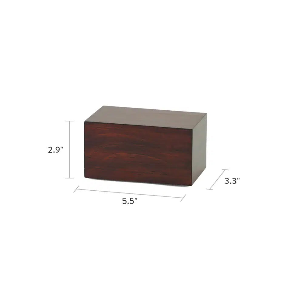 Northwoods Sienna Box Urn - 25 cubic Inch capacity - case of 16