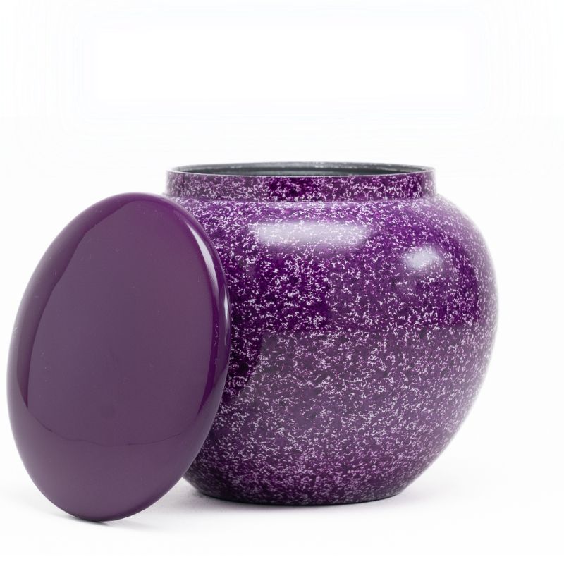Purple Midnight Sky Alloy Urn - 25 cubic inch capacity