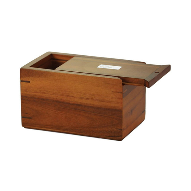 Acacia Wood Box Urn - 125 cubic inches - CASE OF 8