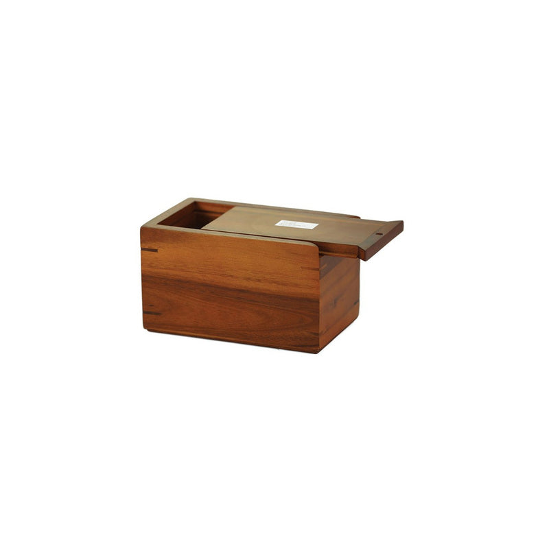 Acacia Wood Box Urn - 45 cubic inches - CASE OF 12