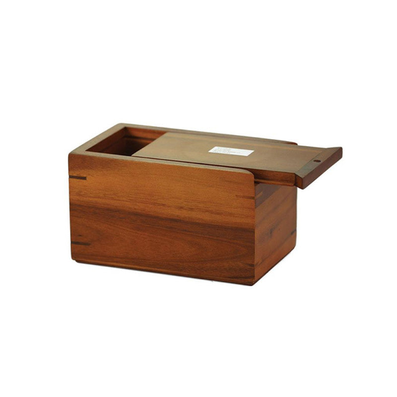 Acacia Wood Box Urn - 85 cubic inches - CASE OF 8