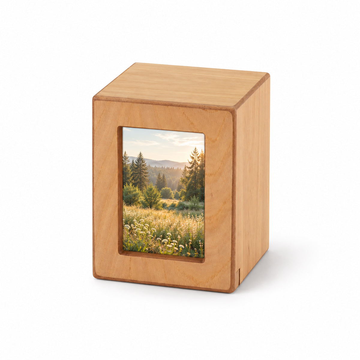 Natural Photo Cremation Urn - 25 cubic inch