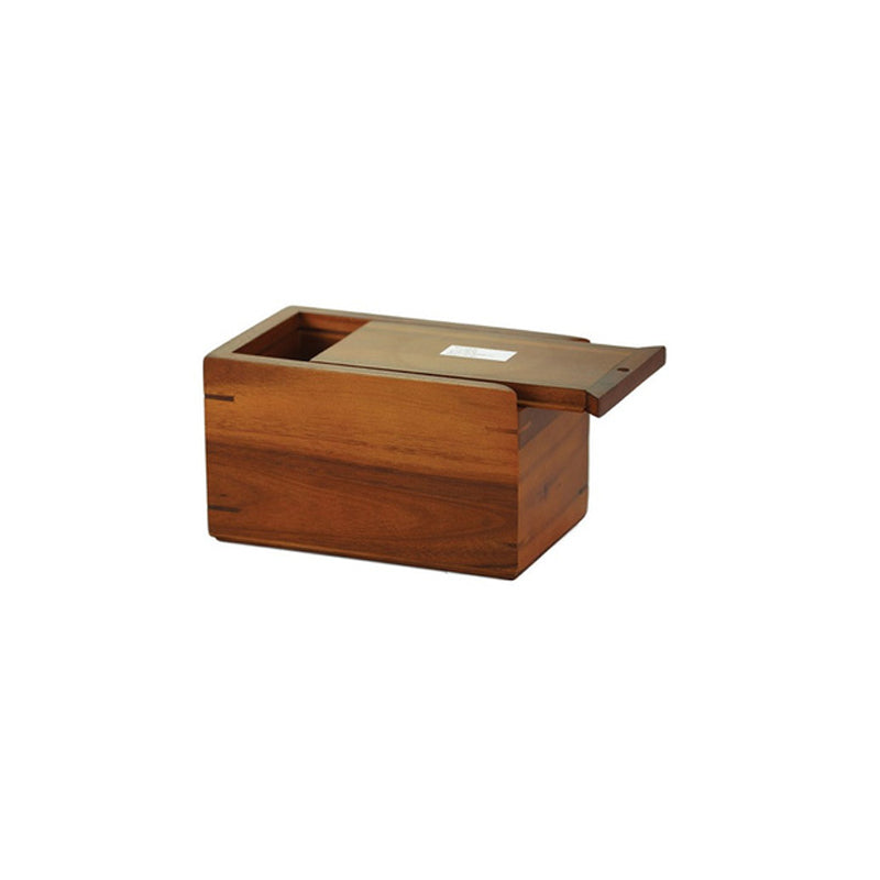 Acacia Wood Box Urn - 25 cubic inches - CASE OF 16