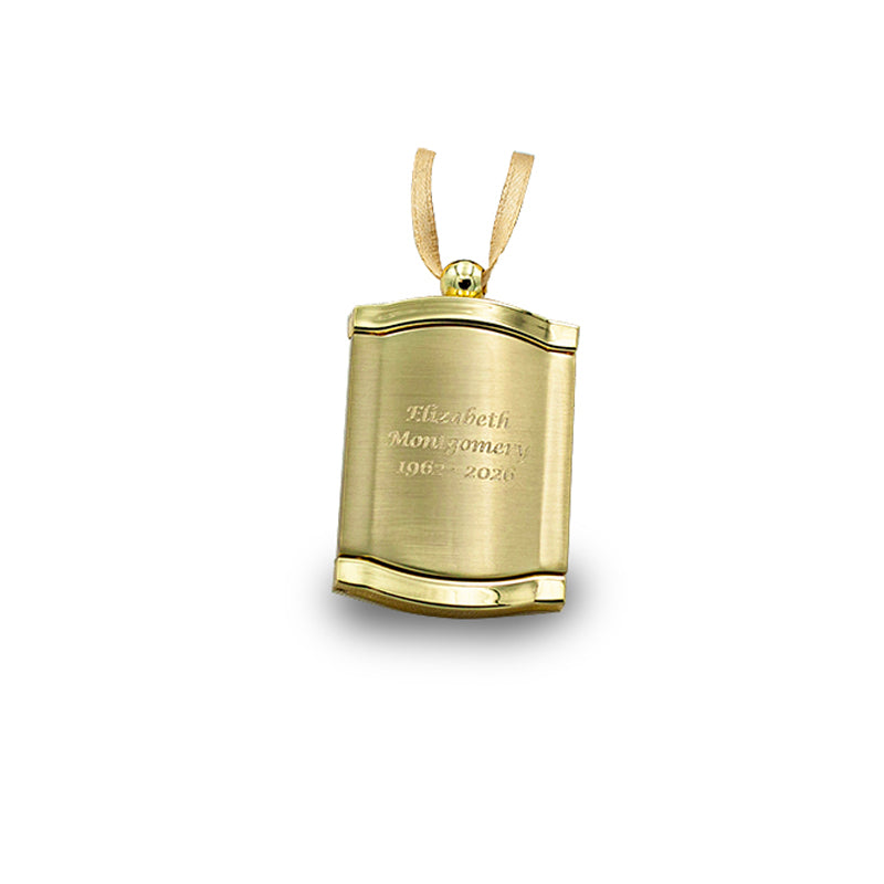 Engravable Silver Frame Pendant