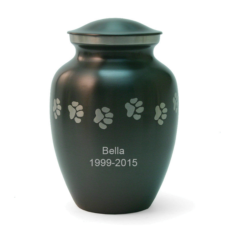 Slate Paw Cremation Urn - Medium