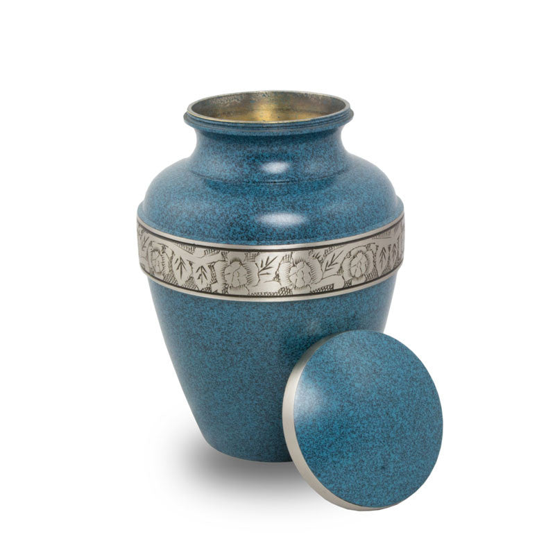 Evening Blue Avalon Cremation Urn - 125 cubic inches
