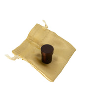 Chocolate Brown Brass Mini Pocket Cremation Urn Keepsake