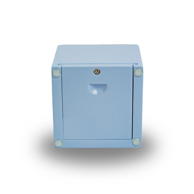 Baby Blue Teddy Bear Infant Cube Urn