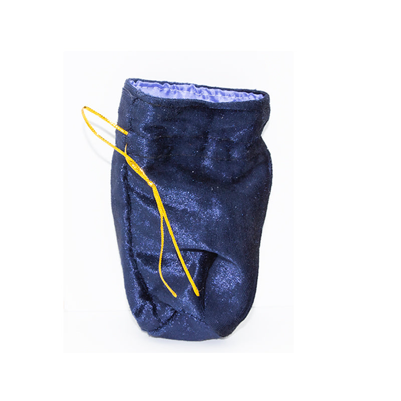 Hummingbird Mother of Pearl Keepsake - Navy Blue