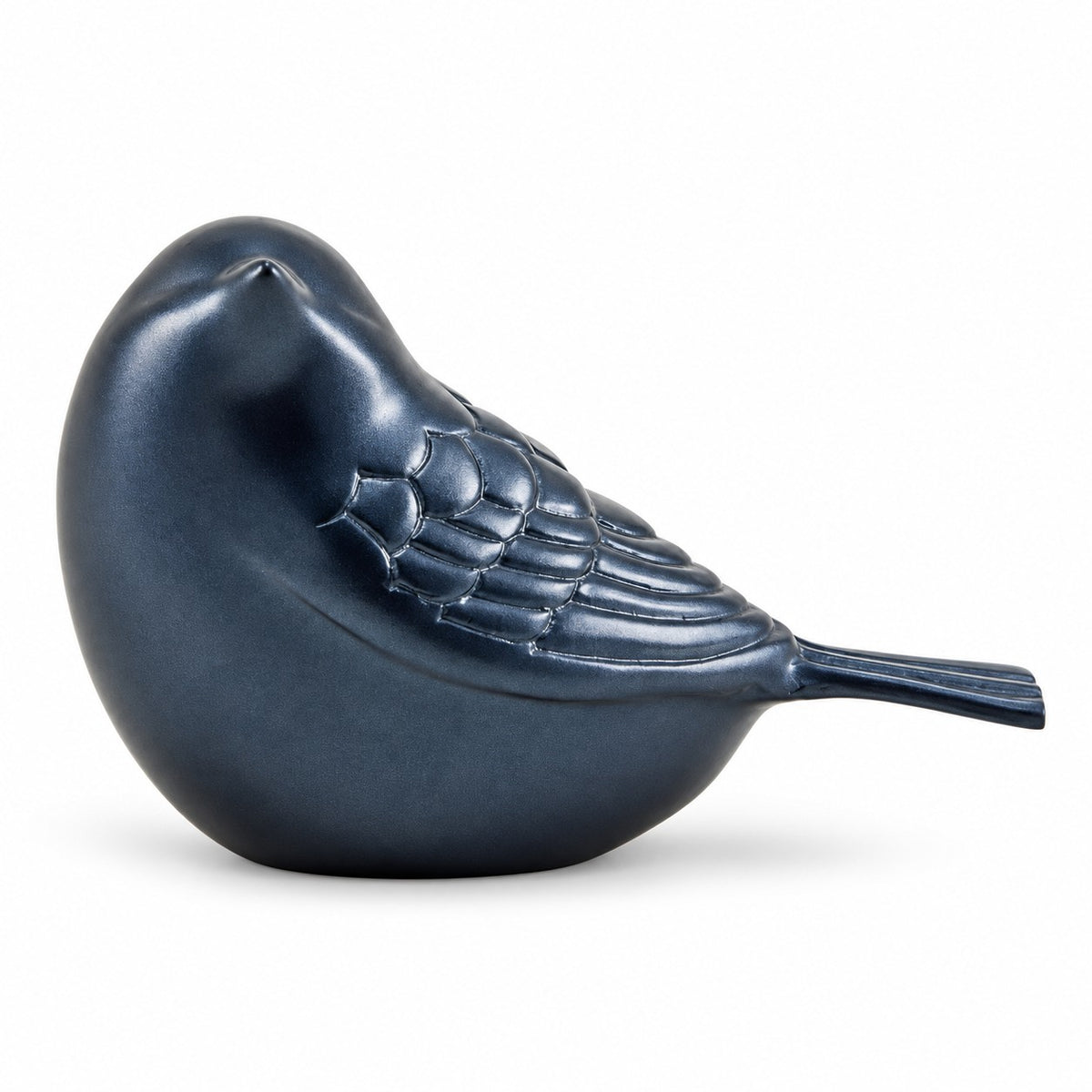Frost Blue Songbird Keepsake Cremation Urn