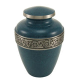 Avalon Evening Blue Cremation Urn - 200 cubic inches