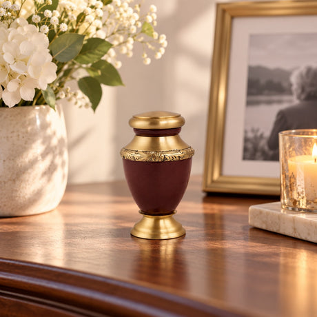 Artisan Auburn Cremation Keepsake