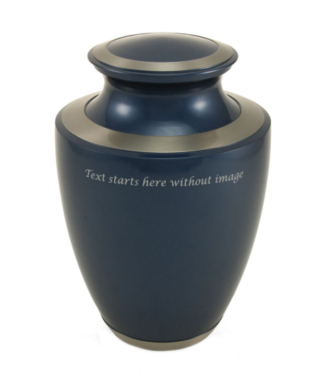 Trinity Blue Cremation Urn - Large