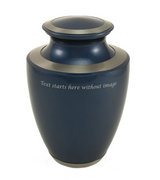 Trinity Blue Cremation Urn - Large