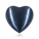Blue Metallics Heart Keepsake Urn