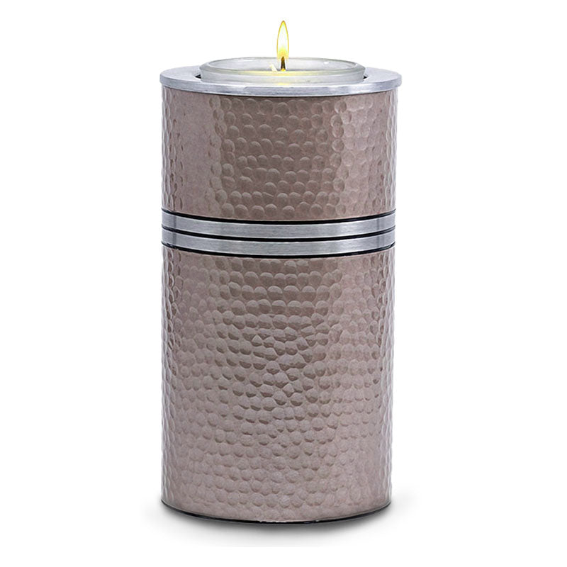 Blush Metallics Candle Keepsake Urn