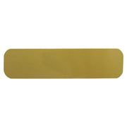 Large Gold Engravable Plate with Engraving - .75"H x 3.0"L