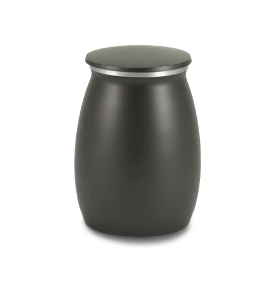 Satin Pet Cremation Urn – Slate – 85 cubic inches