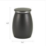 Satin Pet Cremation Urn – Slate – 85 cubic inches