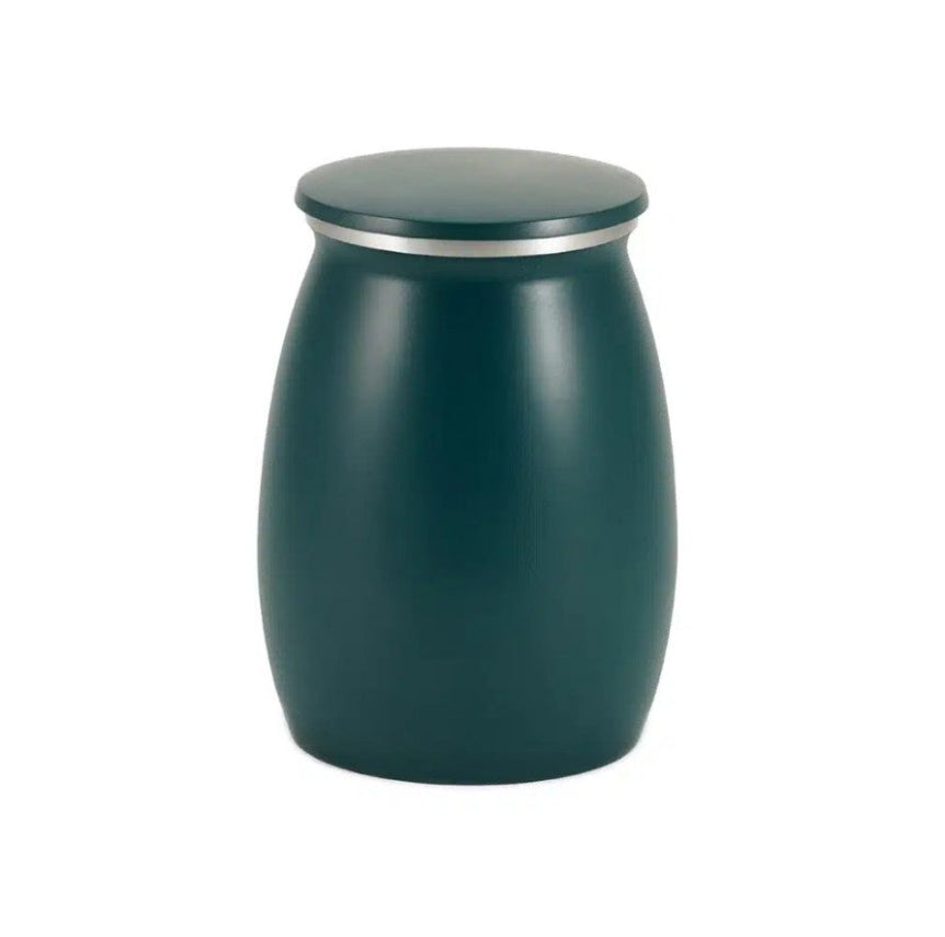 Nouveau Teal Sapphire Pet Cremation Urn - 85 cubic inches