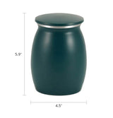 Nouveau Teal Sapphire Pet Cremation Urn - 55 cubic inches