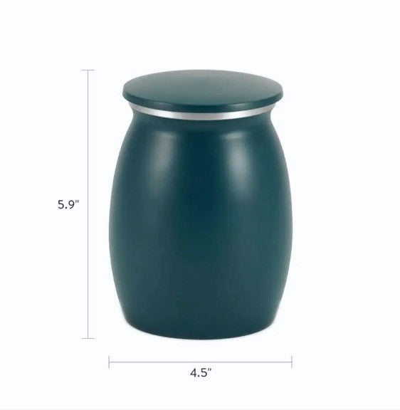 Satin Pet Cremation Urn – Aegean Sea – 55 cubic inches