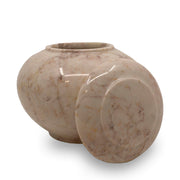 Desert Sand Marble Pet Urn - 40 cubic inch capacity