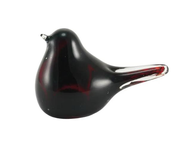 Scarlet Lyrical Songbird Cremation Urn Keepsake