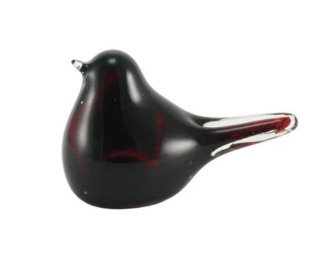 Scarlet Lyrical Songbird Cremation Urn Keepsake