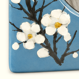 Plum Blossom Photo Frame with Cremation Keepsake
