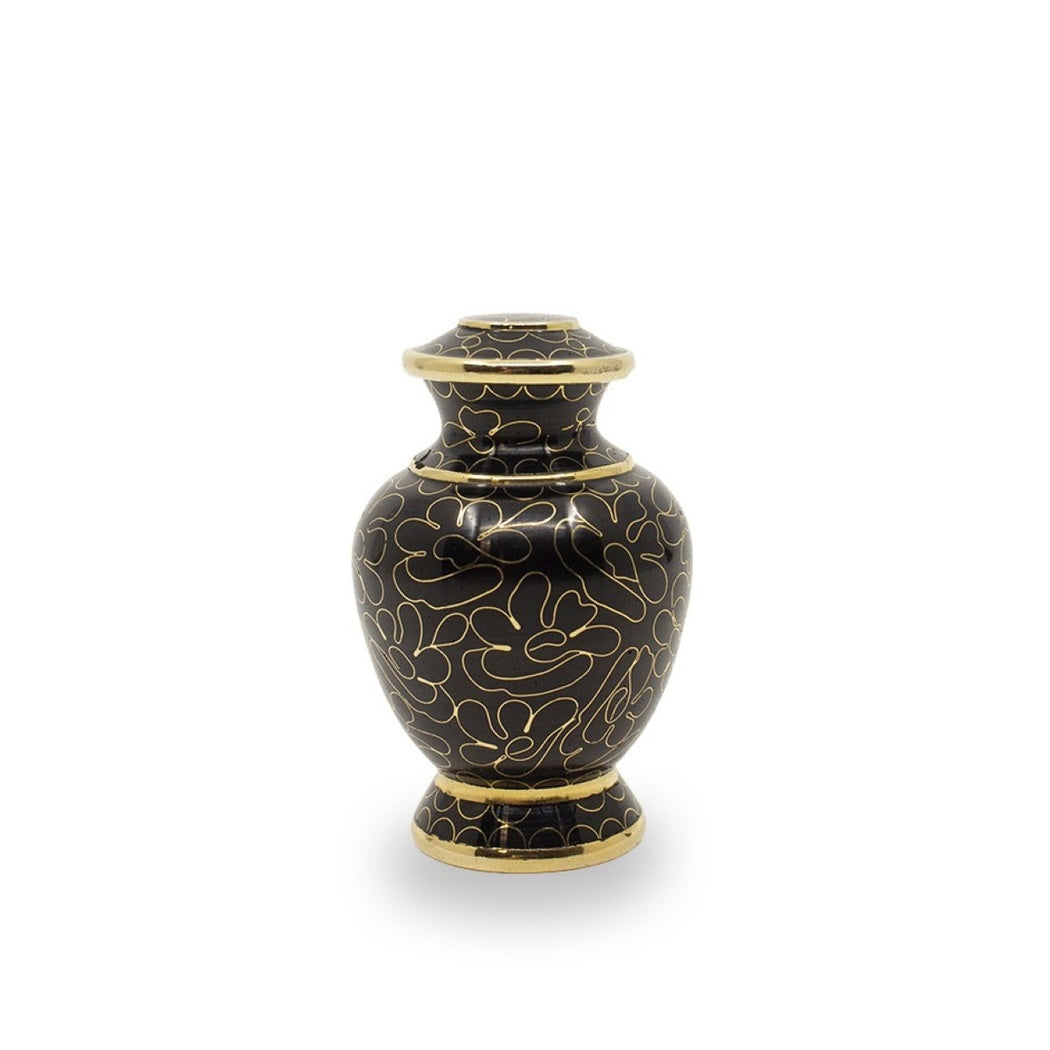 Onyx Cloisonné Cremation Urn Keepsake