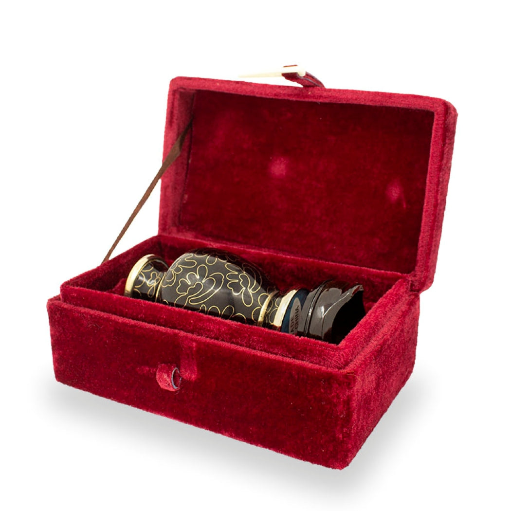 Onyx Cloisonné Cremation Urn Keepsake