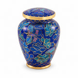 Nouveau Butterfly Cloisonné Cremation Urn - Keepsake