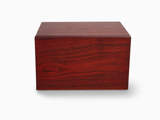 Adoration Cremation Urn Box, 200 cubic inch - Cherry