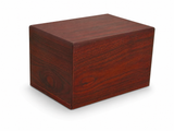 Adoration Cremation Urn Box, 200 cubic inch - Cherry