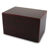 Large Adoration Cremation Urn Box 200 cubic inch - Cherry