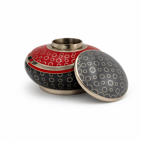 Opulence Red Cloisonné Keepsake Urn