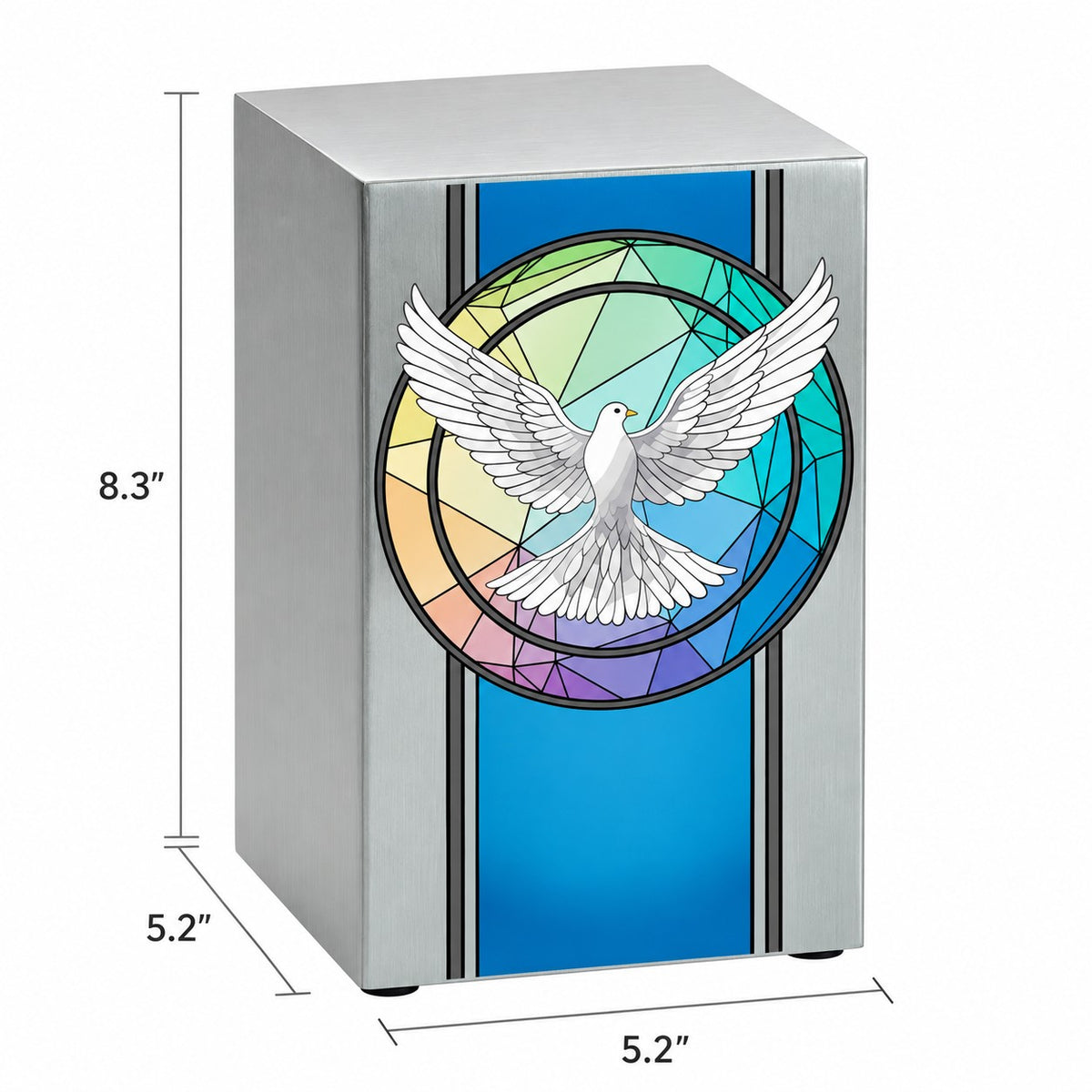 Dove Cremation Urn, Pewter - 200 cubic inches