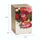 Harmonious Rose Cremation Urn, Bronze - 200 cubic inches