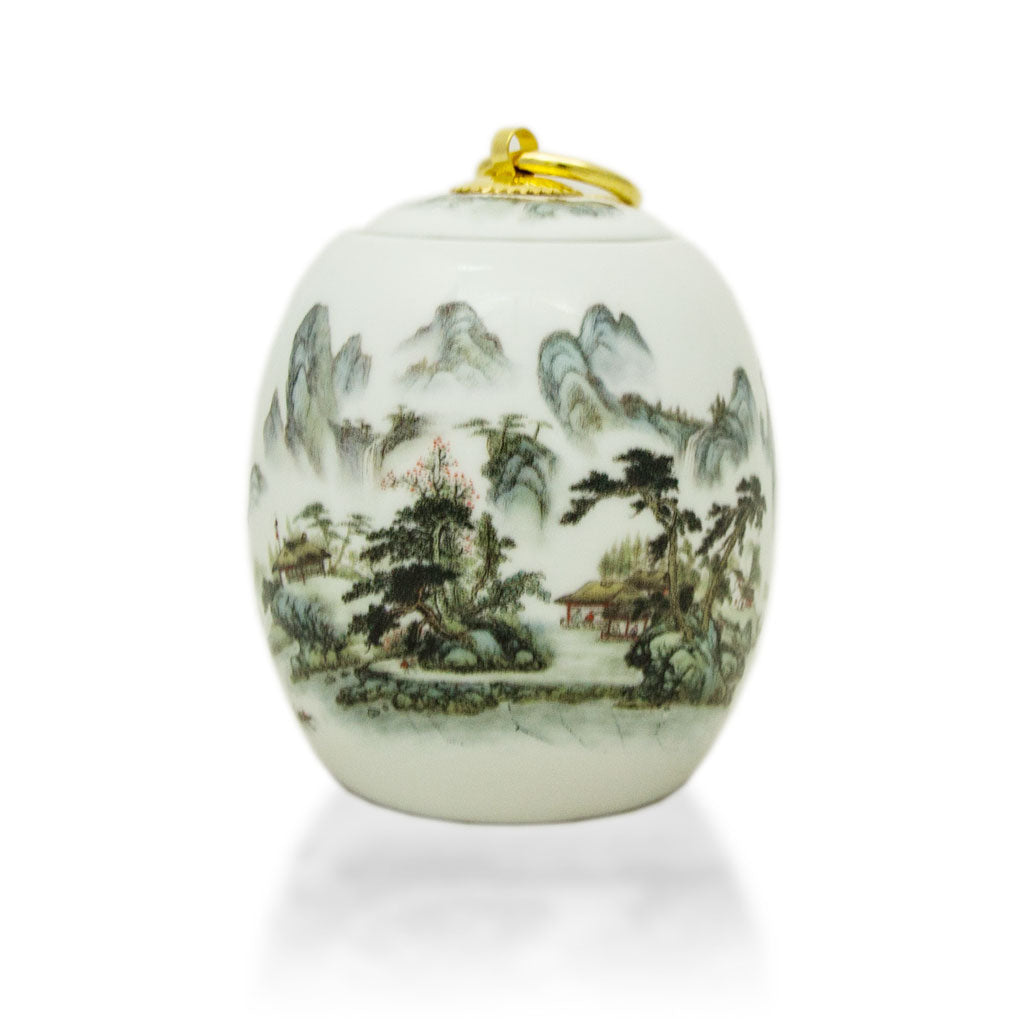 Misty Mountains Ceramic Cremation Urn - Extra Small