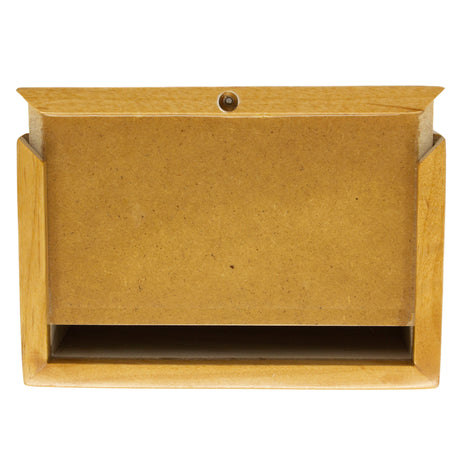 Alder Wood Cremation Urn Box 25 cubic inch - Natural