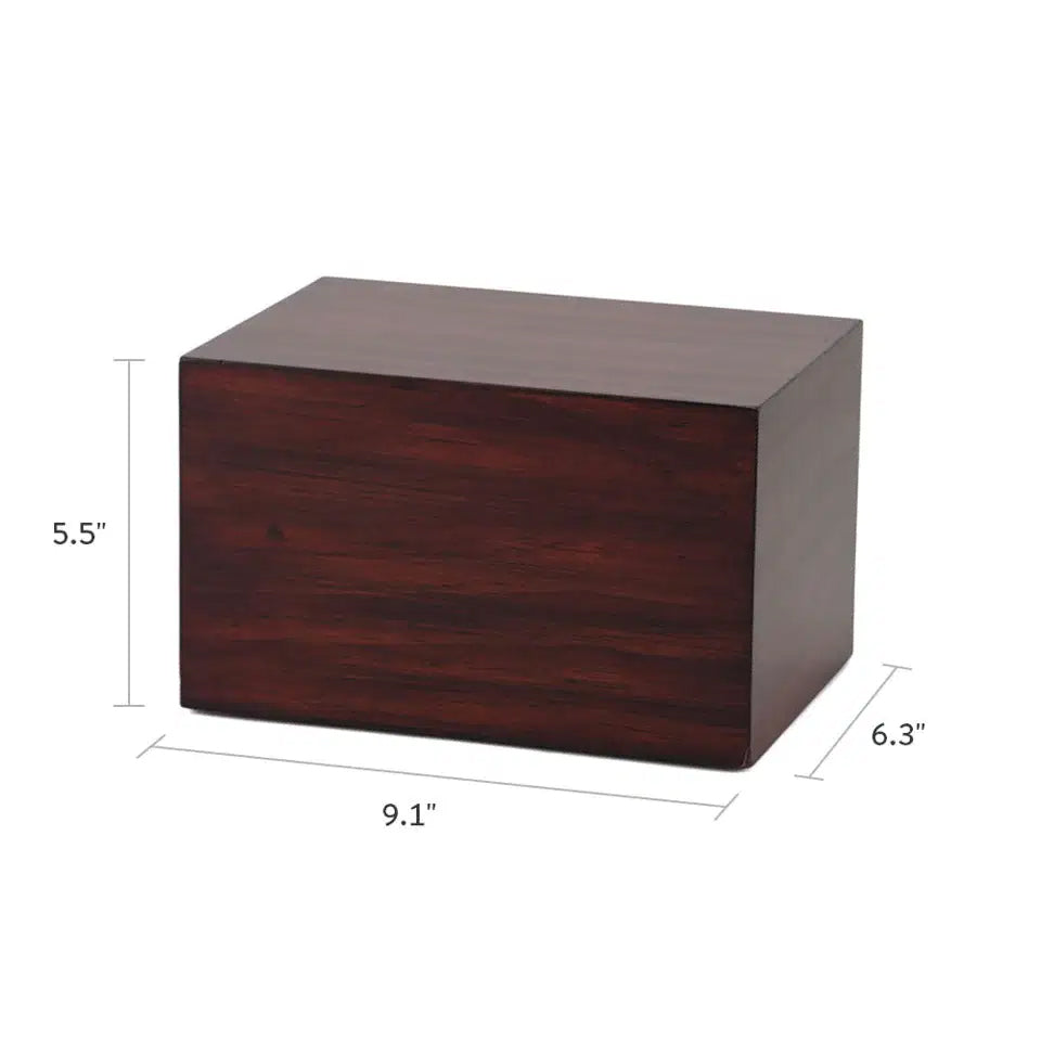 Northwoods Sienna Box Urn,  200 cubic inches - Case of 4