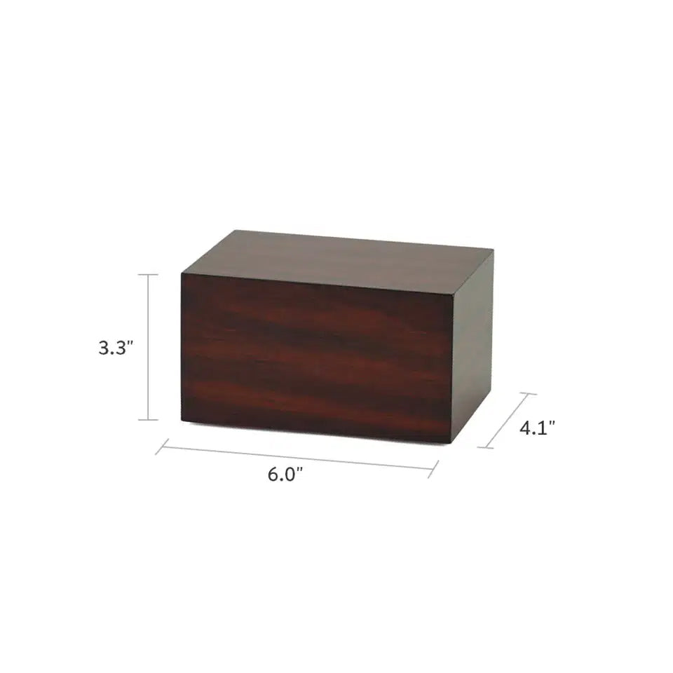 Northwoods Sienna Box Urn - 45 cubic Inch capacity. Case of 12