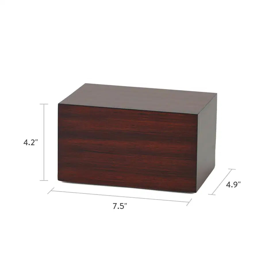 Northwoods Sienna Box Urn - 85 cubic Inch capacity. Case of 8